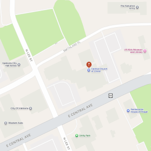 Central Avenue Church of Christ - Map Thumbnail - Click to Enlarge