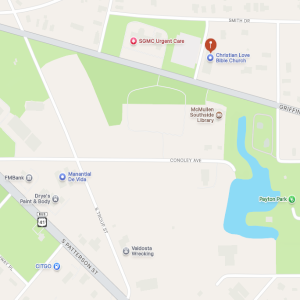 Christian Love Bible - Thumbnail map - please click to enlarge